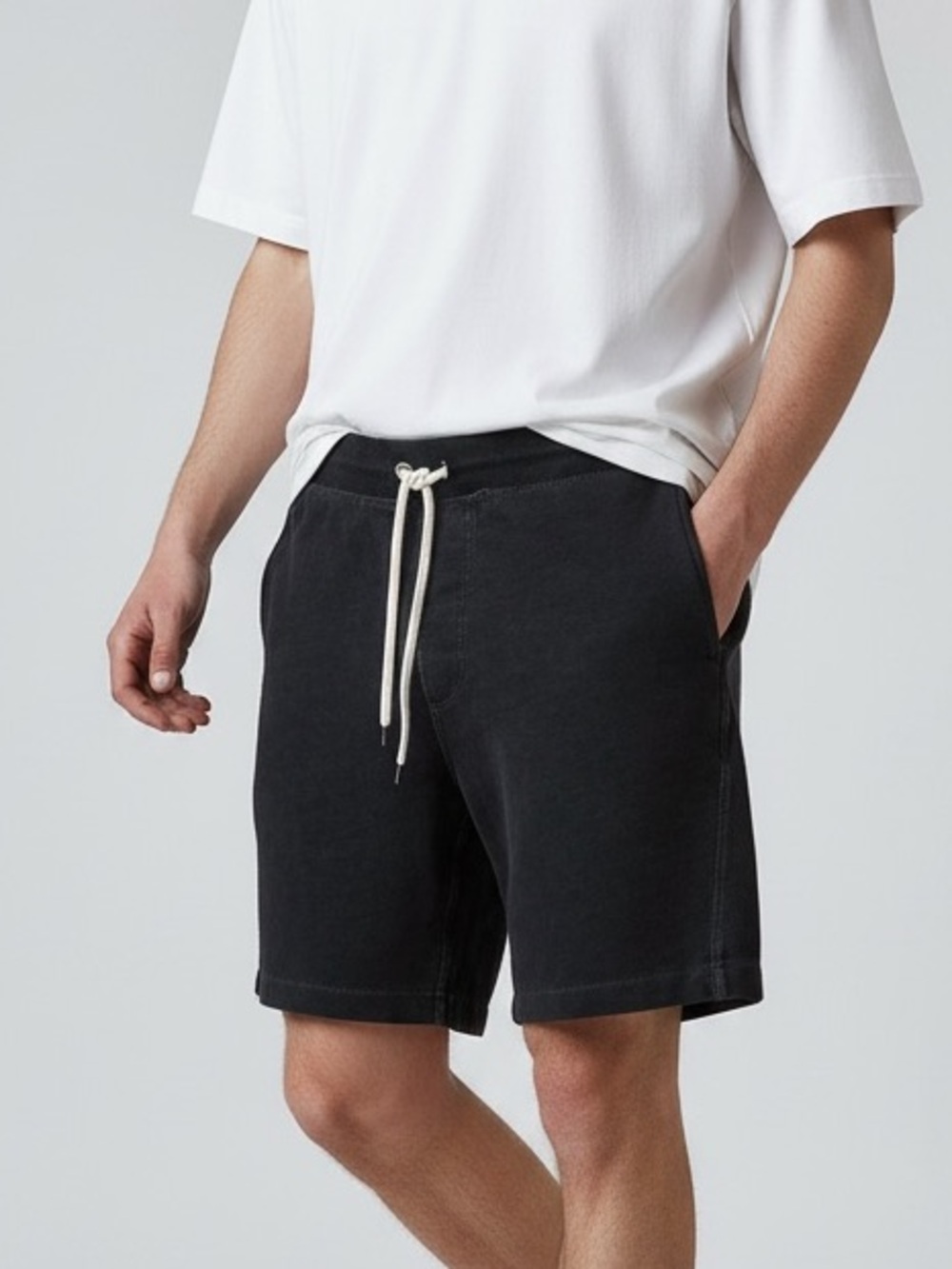 CLUB MONACO Men’s Black Drawstring Athletic Shorts Size Small sweatshirts sports